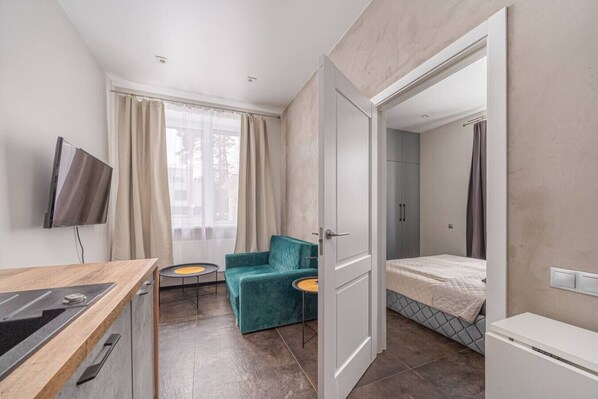 Desk, iron/ironing board, free WiFi, bed sheets