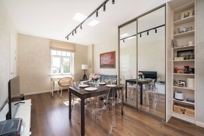 Dining - Top location | 1-bedroom apartment | Spacious (Riga)