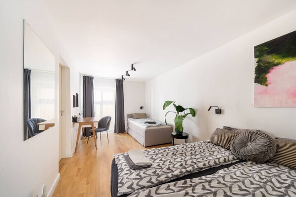 1 bedroom, desk, iron/ironing board, WiFi