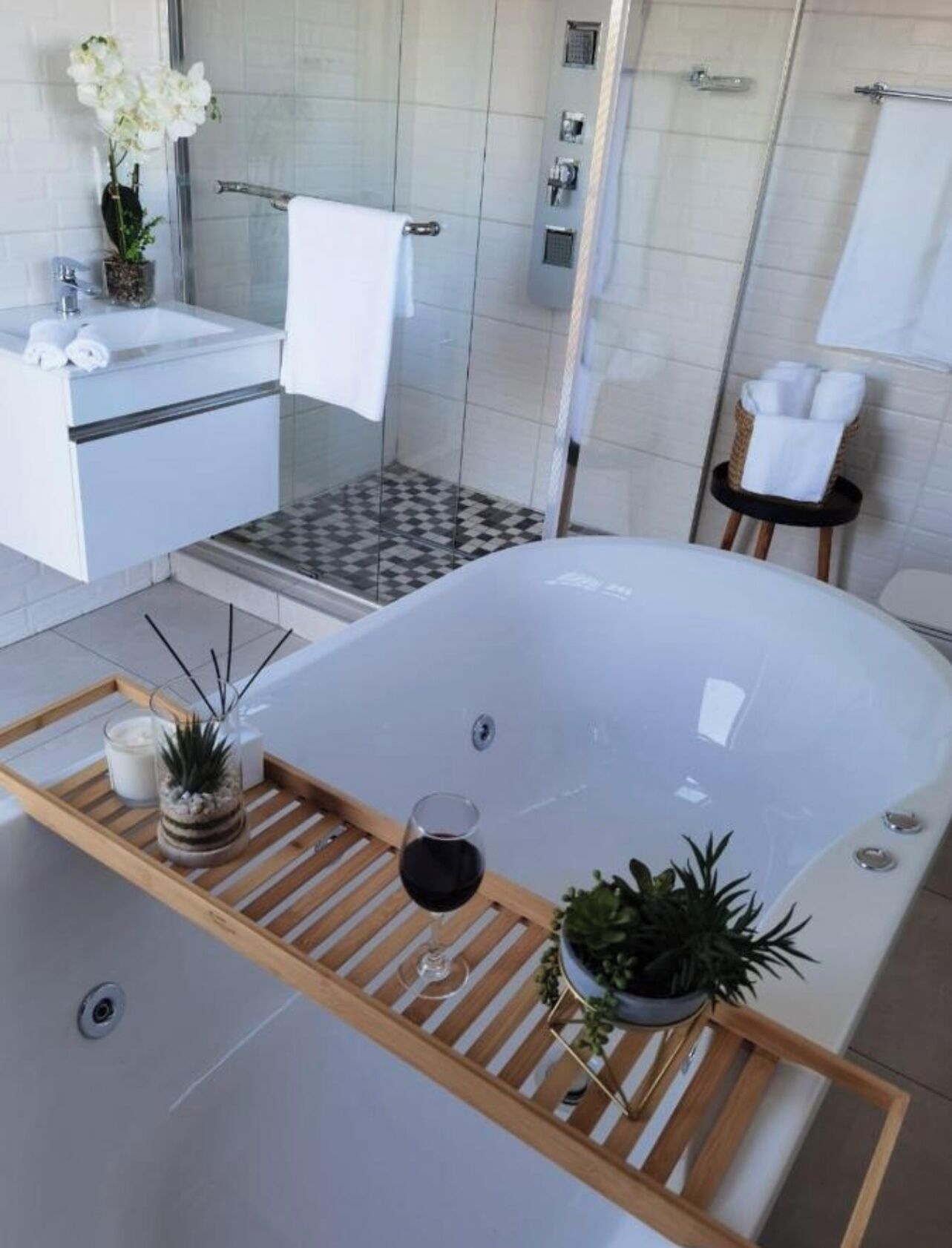 Villa, 2 Bedrooms, Smoking, Private Pool | Bathroom | Bathrobes