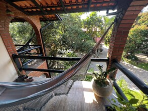 Property grounds - Beachfront house on a paradisiacal beach. (Itapema Balneário Camboriú)