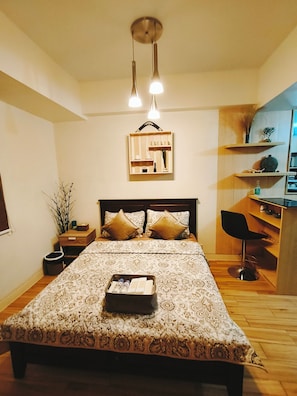 1 soverom, wi-fi og sengetøy