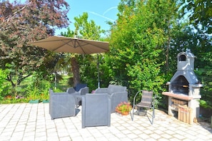 Appartement, 1 chambre, fumeur, terrasse | Aire de pique-nique/barbecue