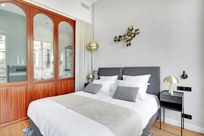 1 bilik tidur, peralatan tempat tidur premium