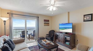 Televisión y reproductor de DVD 