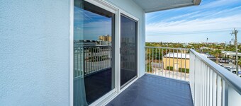 Spectacular Ocean View STEPS from the Beach and Pool! 4th Floor Studio!