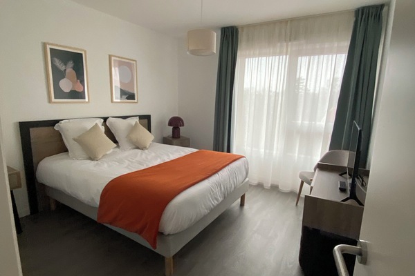 Comfort-lejlighed | Egyptiske bomuldslagner, premium-sengetøj, Select Comfort-senge