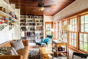 TV - Colossal Union Pier Home with Lakefront, Pool, Hot Tub and More! (Union Pier)