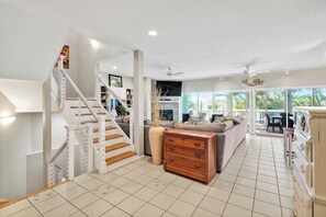 Interior - Resting Beach Face! 5BR estate on Golf Course w/3Decks, 2Fireplaces & Sundeck (Bald Head Island)