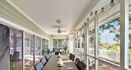 Resting Beach Face! 5BR estate on Golf Course w/3Decks, 2Fireplaces & Sundeck