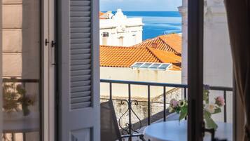 Classic Double Room, Balcony, Partial Sea View | Desk, soundproofing, iron/ironing board, free WiFi