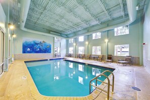 Indoor pool, a heated pool