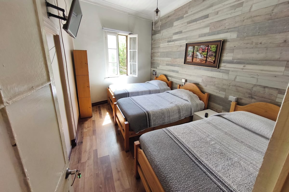 Standard Triple Room, Partial Sea View | Desk, laptop workspace