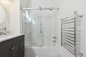 Shower, hair dryer