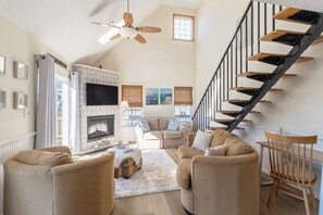 Smart TV, fireplace - Canalfront home w/ wraparound decks and community amenities! (Kill Devil Hills)