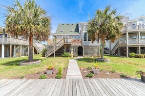 Exterior - Canalfront home w/ wraparound decks and community amenities! (Kill Devil Hills)