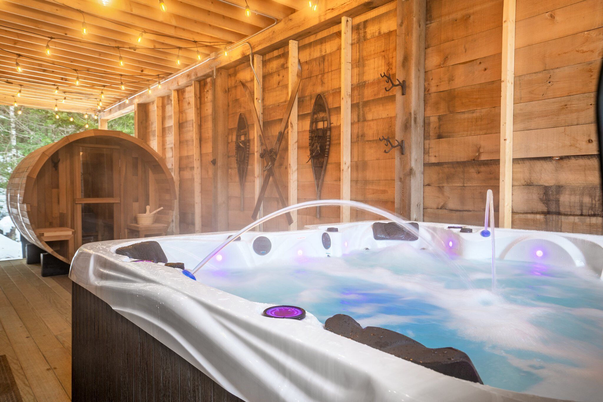 Bain à remous extérieur