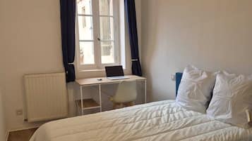 2 chambres, fer et planche Ă  repasser, Wi-Fi, draps fournis