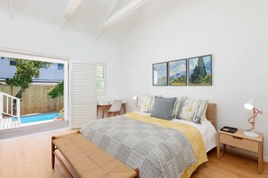 4 slaapkamers, een strijkplank/strijkijzer, wifi, beddengoed