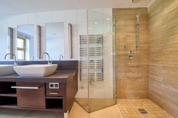 淋浴设施、吹风机、毛巾