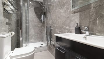 Shower, hair dryer