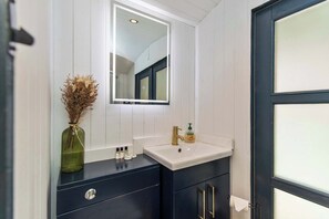 Een douche, een haardroger