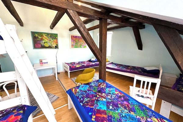 Premium bedding, free WiFi, bed sheets