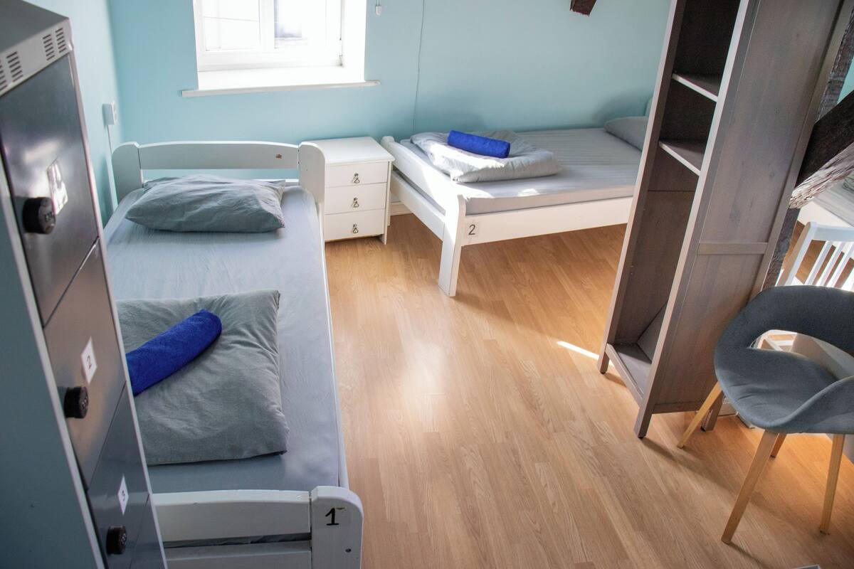 Comfort Shared Dormitory | Premium bedding, desk, WiFi (free), bed sheets