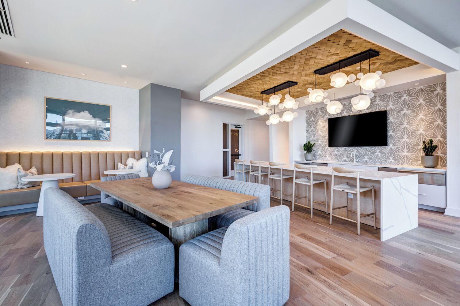 Sala de estar en el lobby