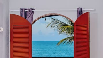 Chambre Quadruple Familiale, vue plage