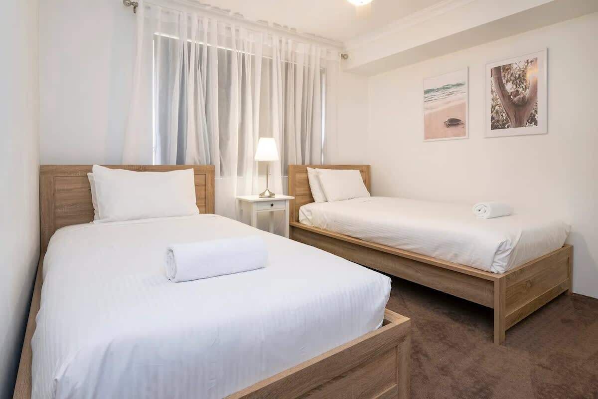 Perfect for family stays, the third bedroom offers two king single beds and a bright, welcoming setting for kids or friends travelling together.