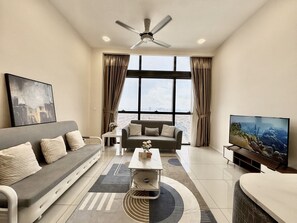 Duplex, City View | Living area
