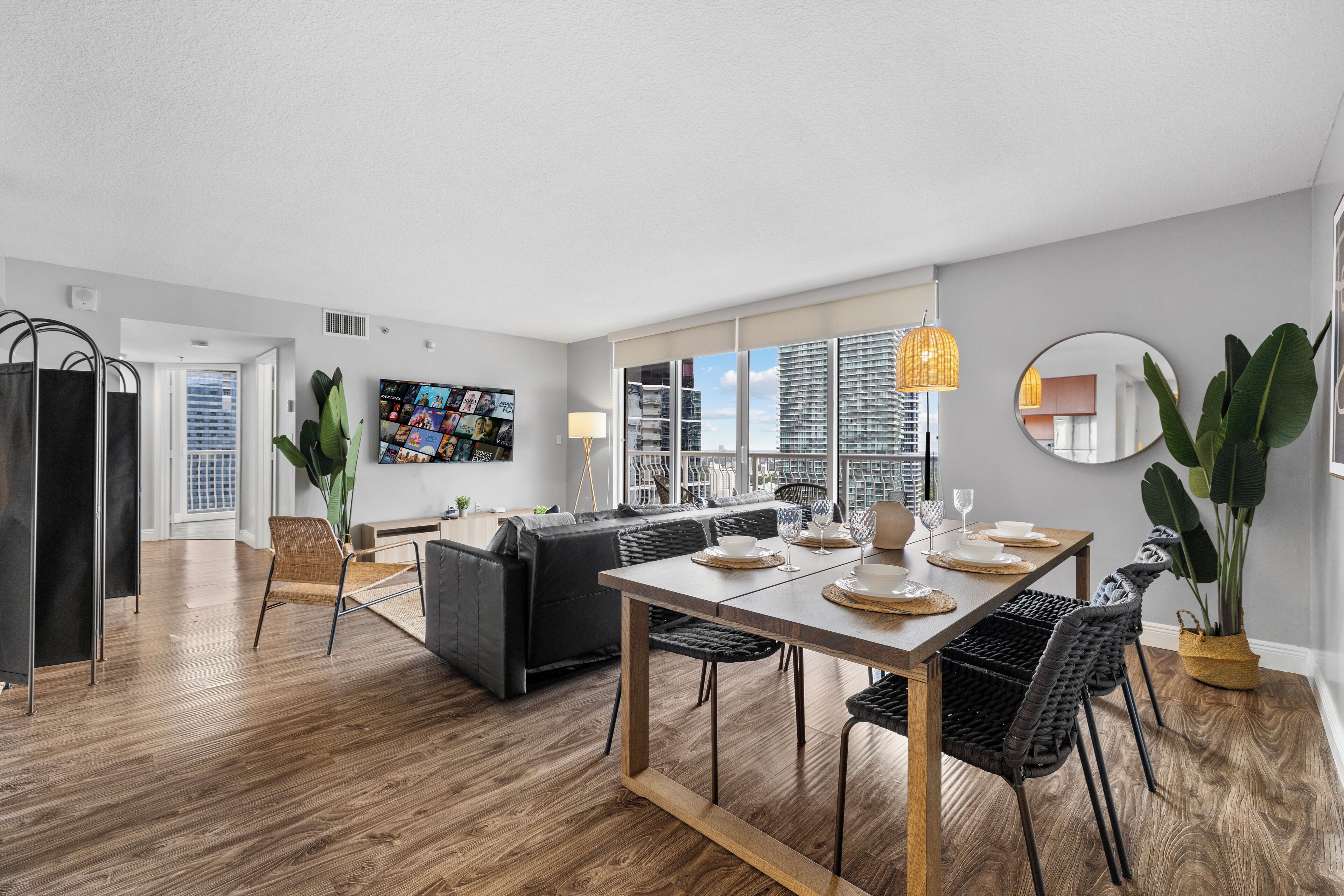 Condo, 2 Bedrooms, Balcony, Partial Ocean View | Living area | 50-inch plasma TV with cable channels