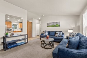 Smart-tv en een open haard