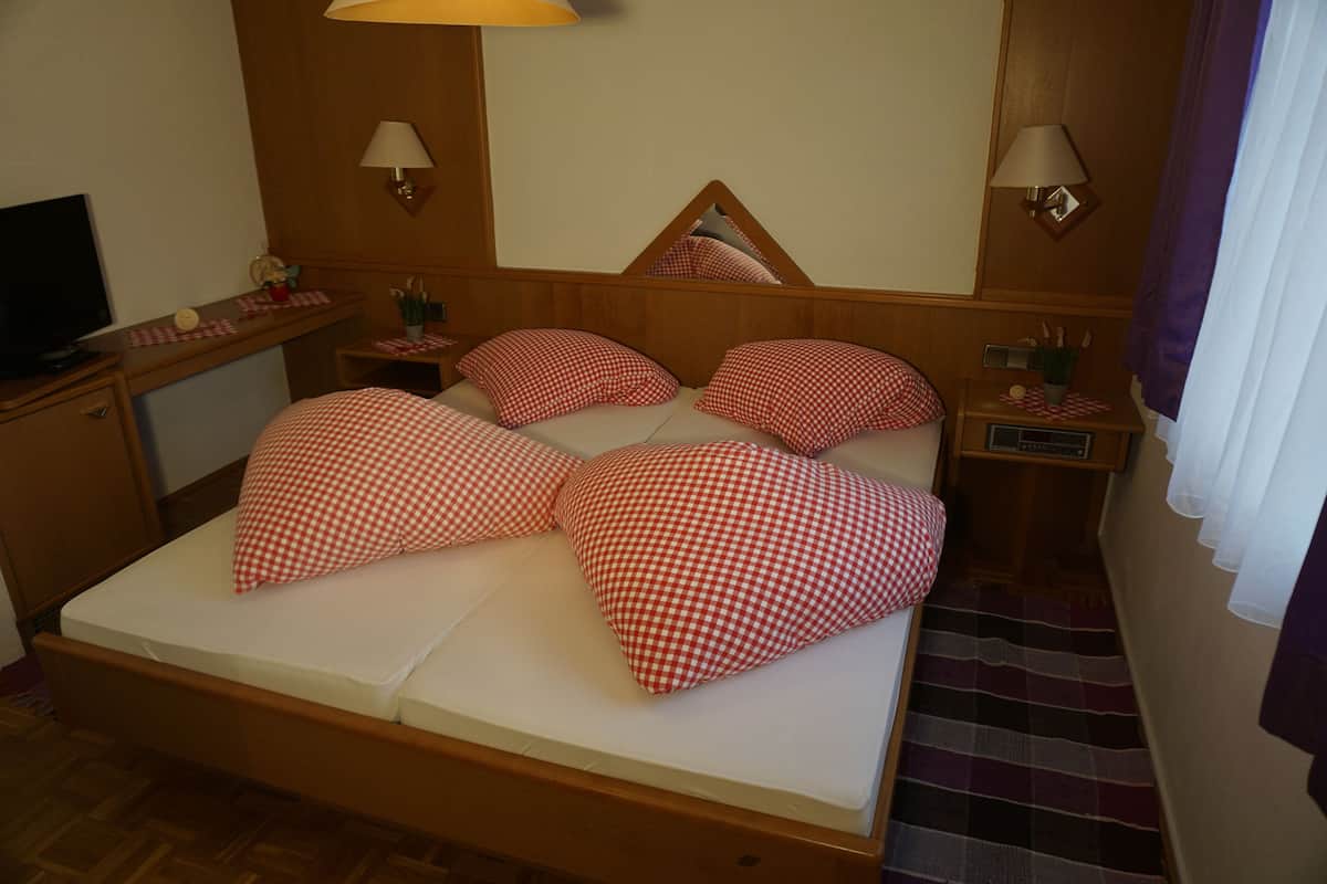 Habitación con 1 cama doble o 2 individuales, vistas al parque | Wifi gratis