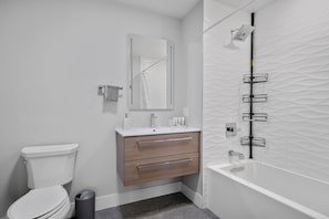 Towels, soap, toilet paper