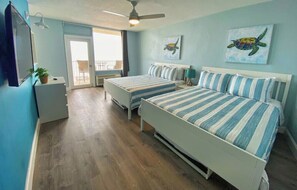 1 habitación, tabla de planchar con plancha, wifi gratis y ropa de cama 