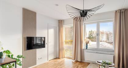 La Nordic Chic with free parking near outlet