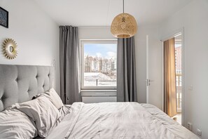 1 soverom, strykejern/-brett, wi-fi og sengetøy