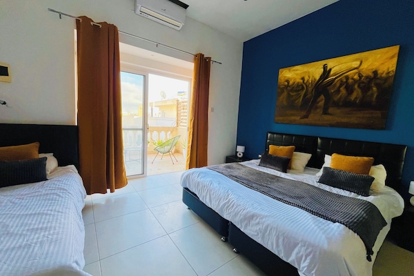 Chambre Triple Panoramique, balcon