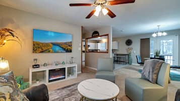 Smart TV, foosball, table tennis