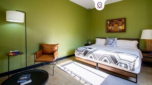 Deluxe Apartment, Patio | 1 bedroom, blackout curtains, iron/ironing board, free WiFi - Flat in Colonia Americana with 1 Bedroom (Guadalajara)