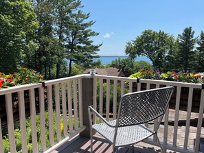 Property grounds - Queen's View B&B- Queen's Room, Sauna, Pool, Garden, Lake Views, Bayfield, WI (Bayfield)