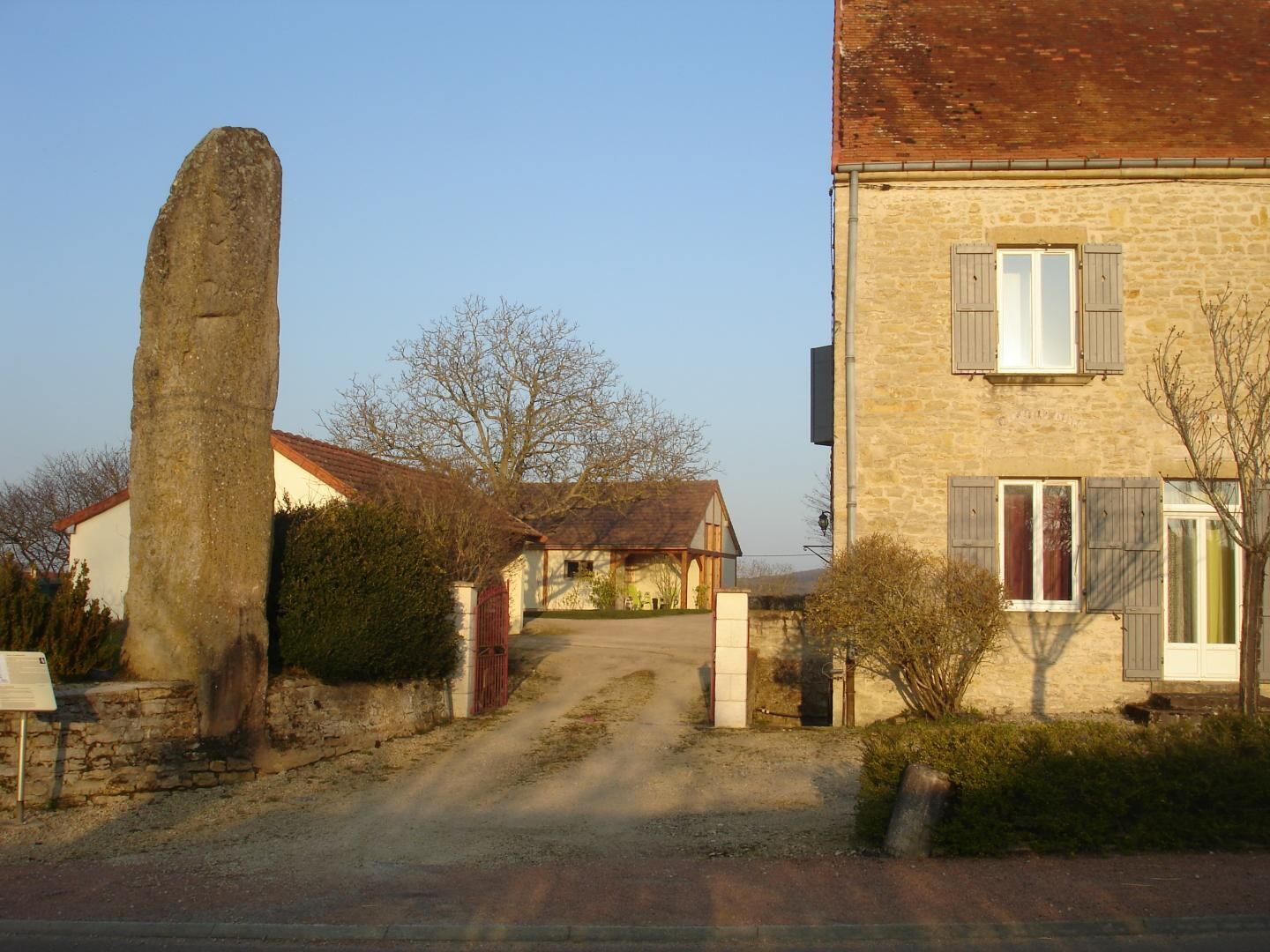 Entrée de la propriété