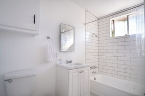 Towels, soap, toilet paper