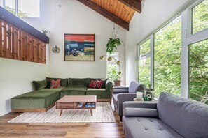 暖炉、書庫、ミュージックライブラリ、ステレオ