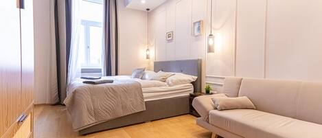 1 habitación, wifi y ropa de cama