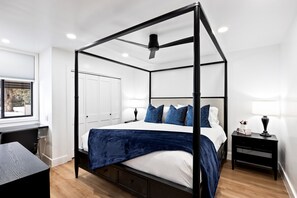 4 habitaciones, escritorio, tabla de planchar con plancha y wifi gratis 