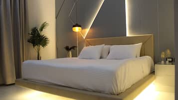 In-room safe, desk, laptop workspace, blackout drapes