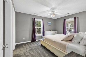 4 bedrooms, iron/ironing board, travel cot, free WiFi